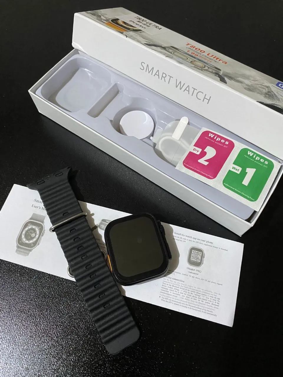 Smartwatch T800 Ultra - Novo na caixa
