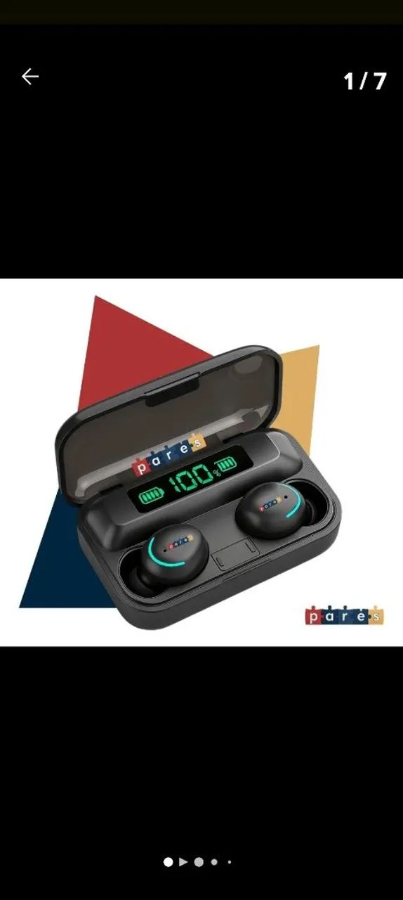 Fone de ouvido Bluetooth 