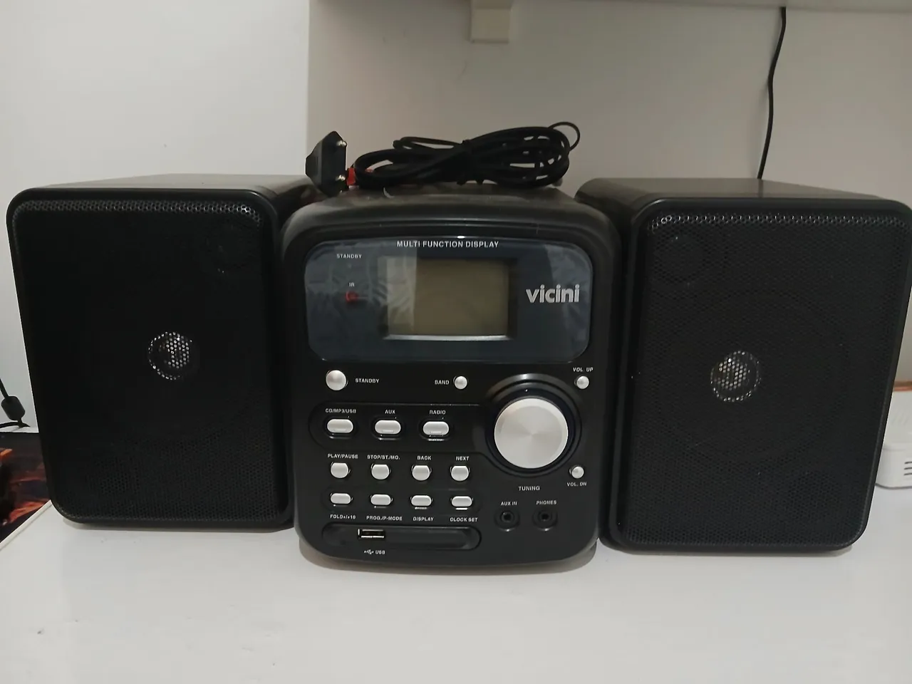Mini System Vicini - Rádio, CD, USB