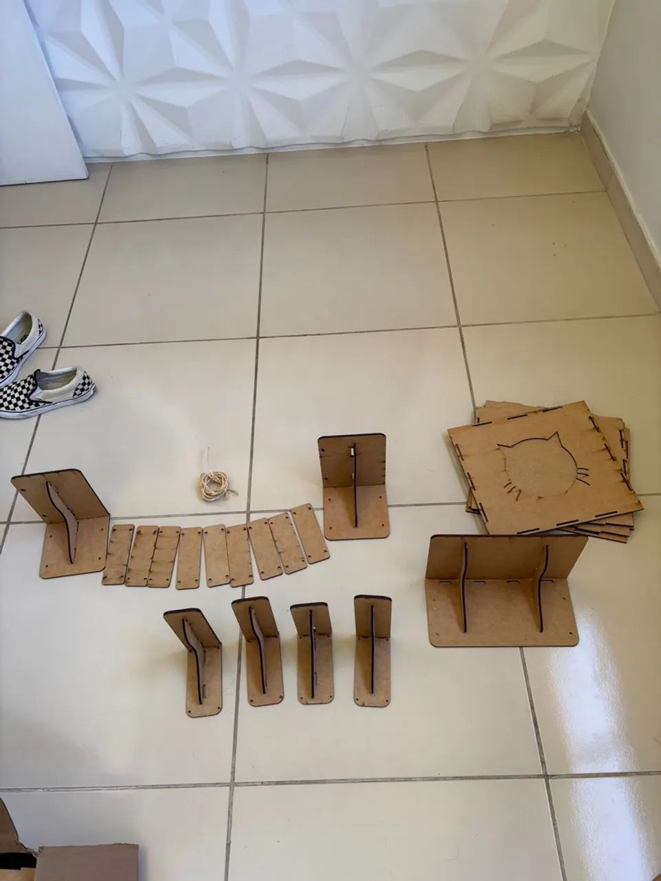 Playground para Gato com Caixa, Ponte e Plataformas - Completo! - Foto 5