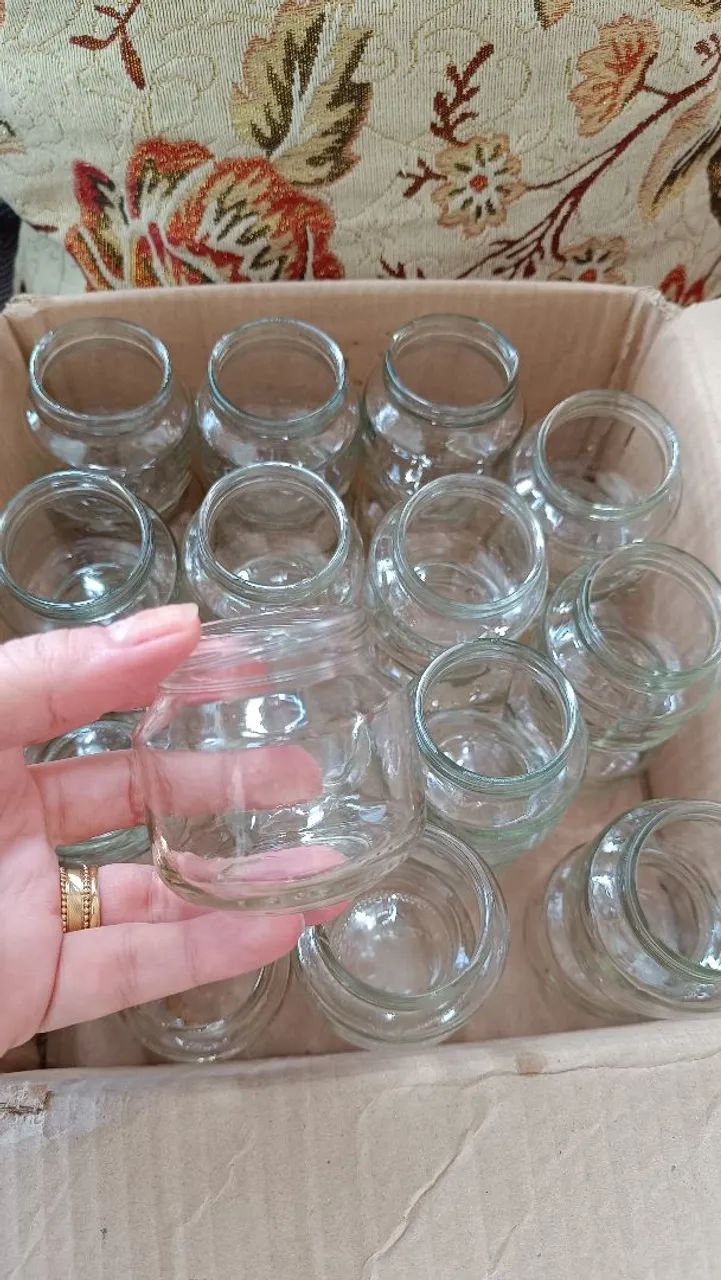 Potinhos de vidro 100 ml