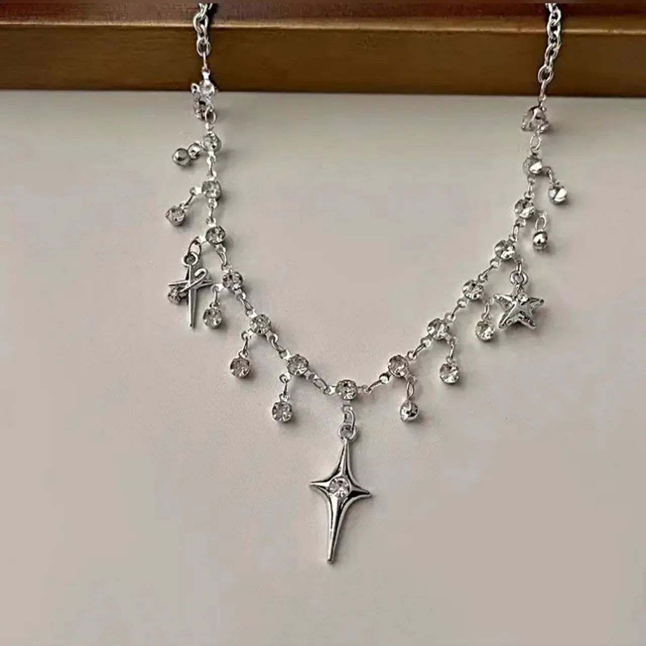Choker Estrela e Strass Coleção Glamour - Foto 2