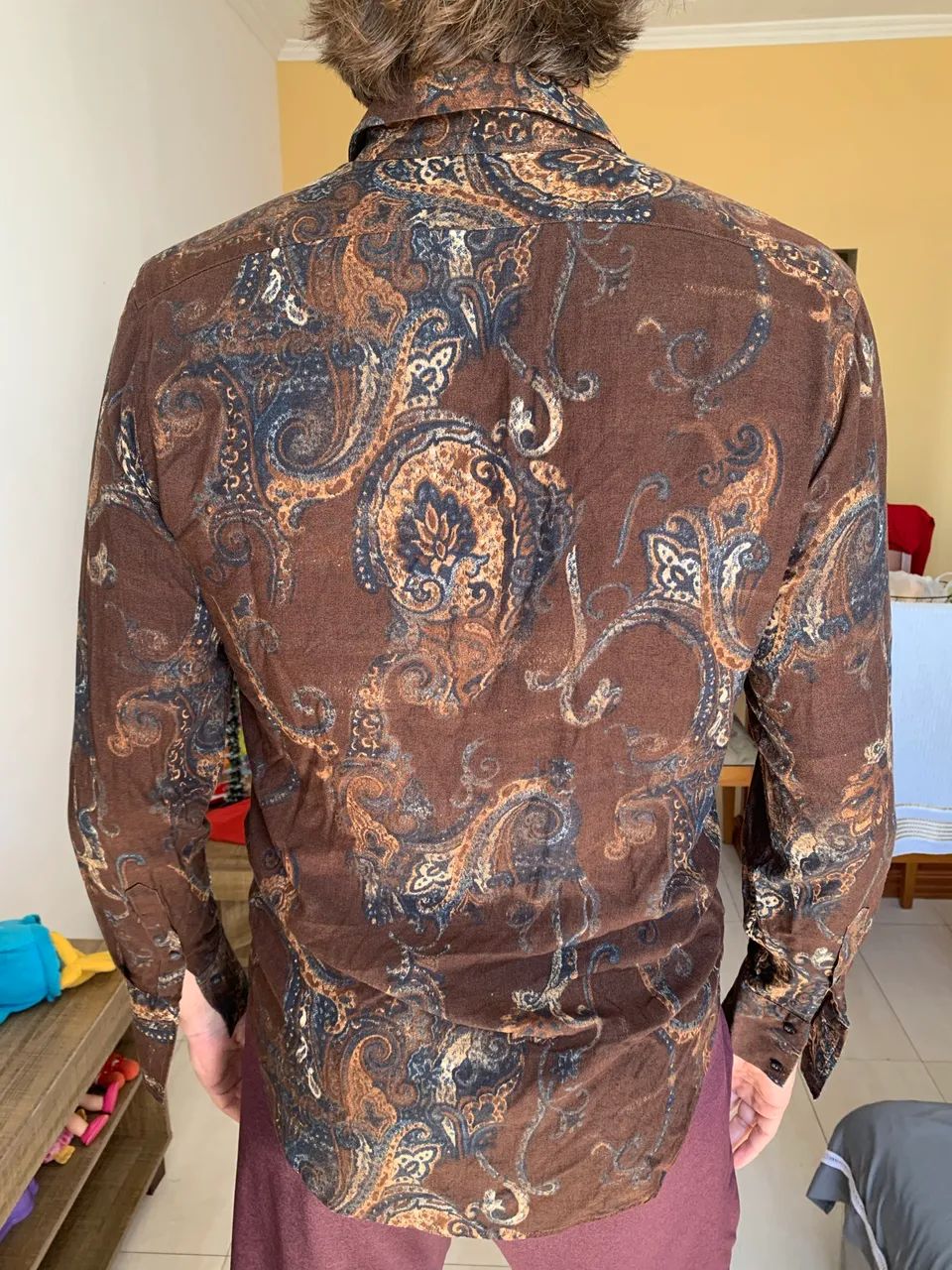 Camisa desenho cashmere ZARA - Foto 2