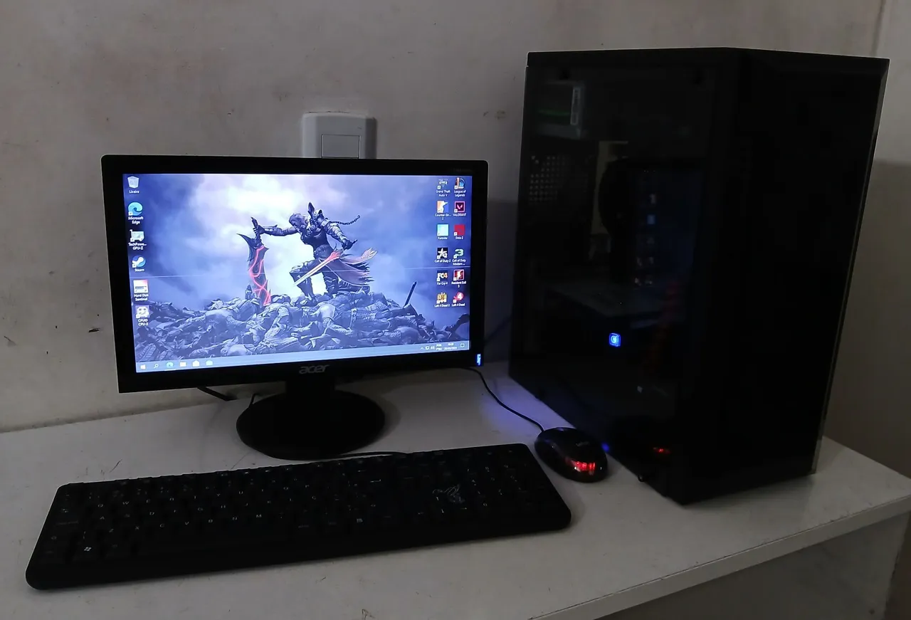 PC Gamer DDR4 Completo i3 6100 + GT 730 2GB + 8GB 2133MHz + SSD 120GB (ENTREGO)