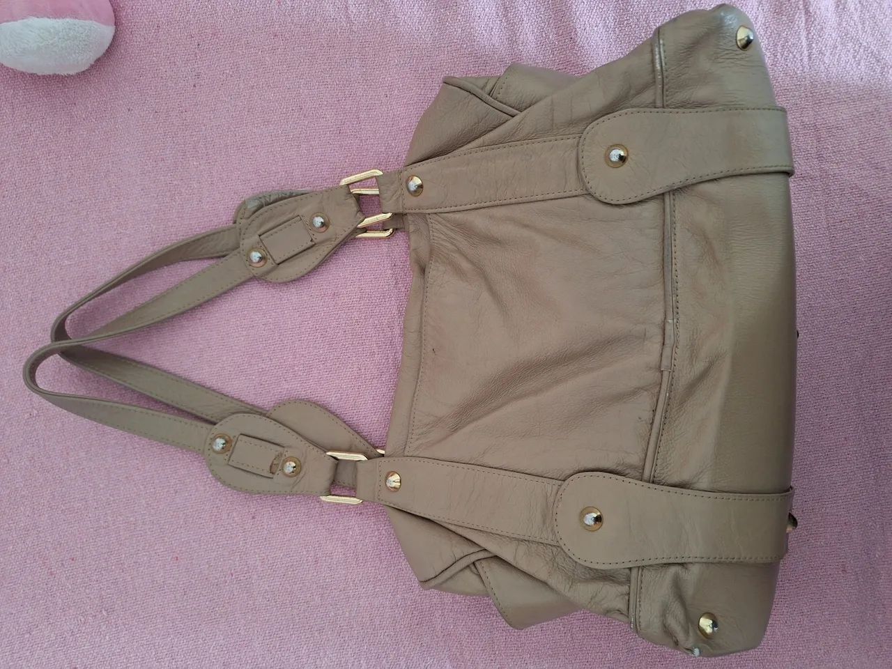 Bolsa de Ombro Bege - Foto 3