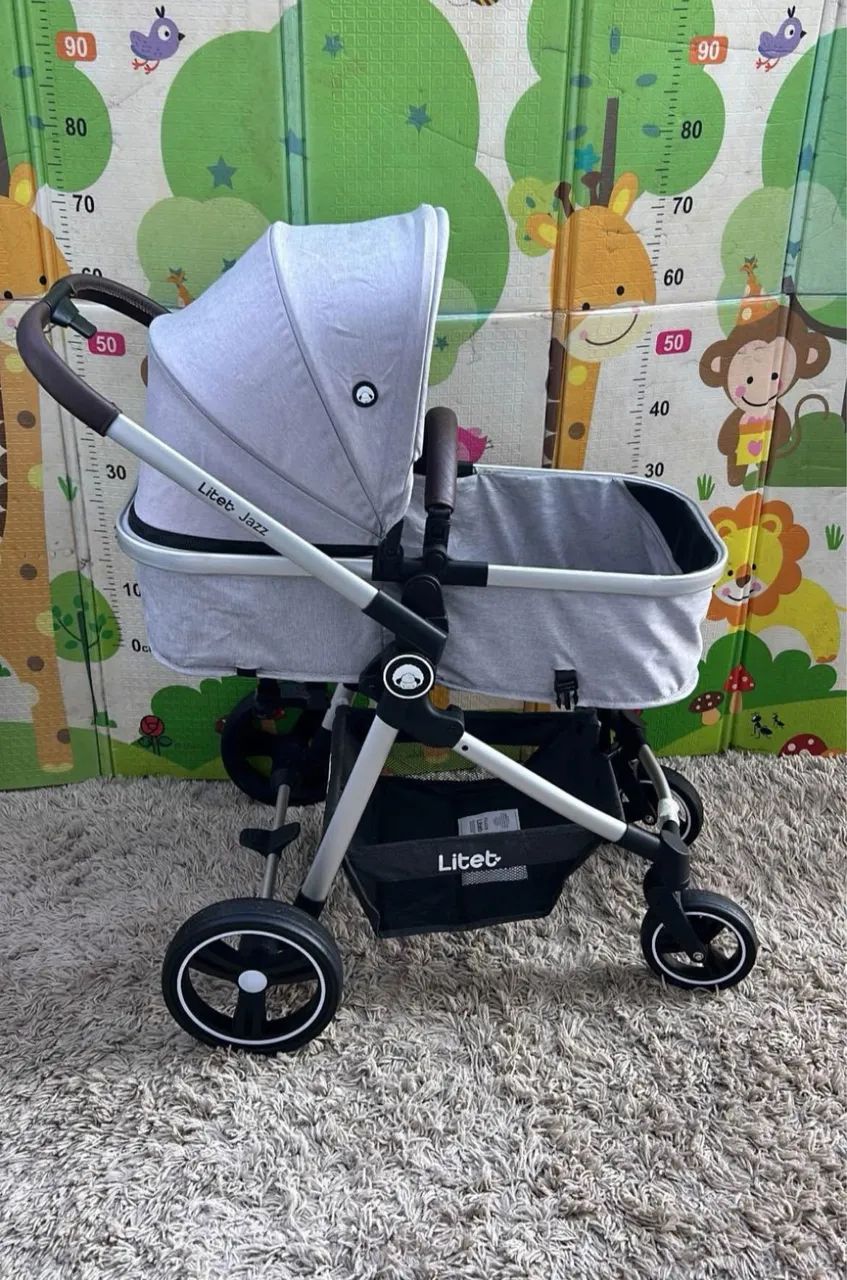 Carrinho de bebê litet jazz Moisés 2em1 - Foto 3