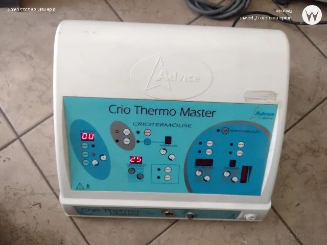 Aparelho de criotermólise Crio Thermo Master Advice- usado