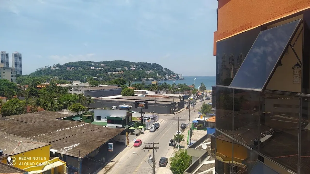 ENSEADA GUARUJÁ COM AR E WI-FI 2Q DO MAR(CANTO DO TORTUGA)SEGURO!