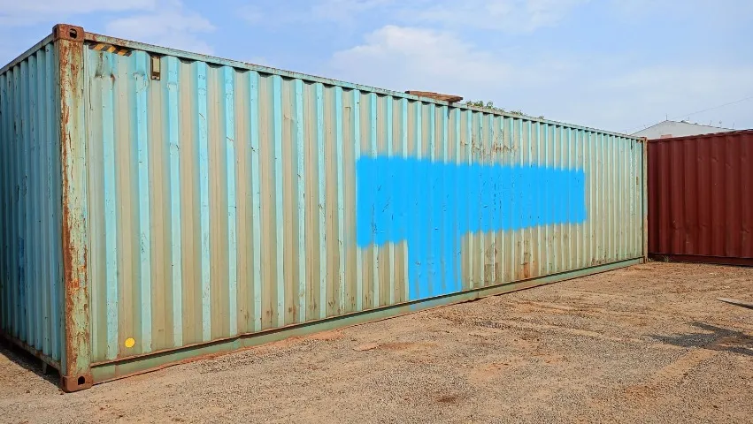 Container com 2,90 de altura - 40'pes