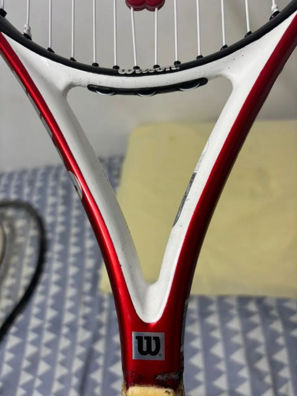 Raquete de Tênis Wilson Proteam Vermelho - Foto 5