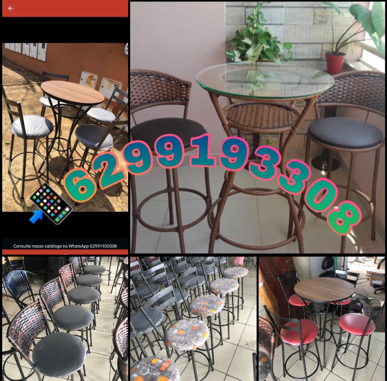 Banquetas banqueta de qualidade mesas e cadeiras resistêntes  - Foto 5