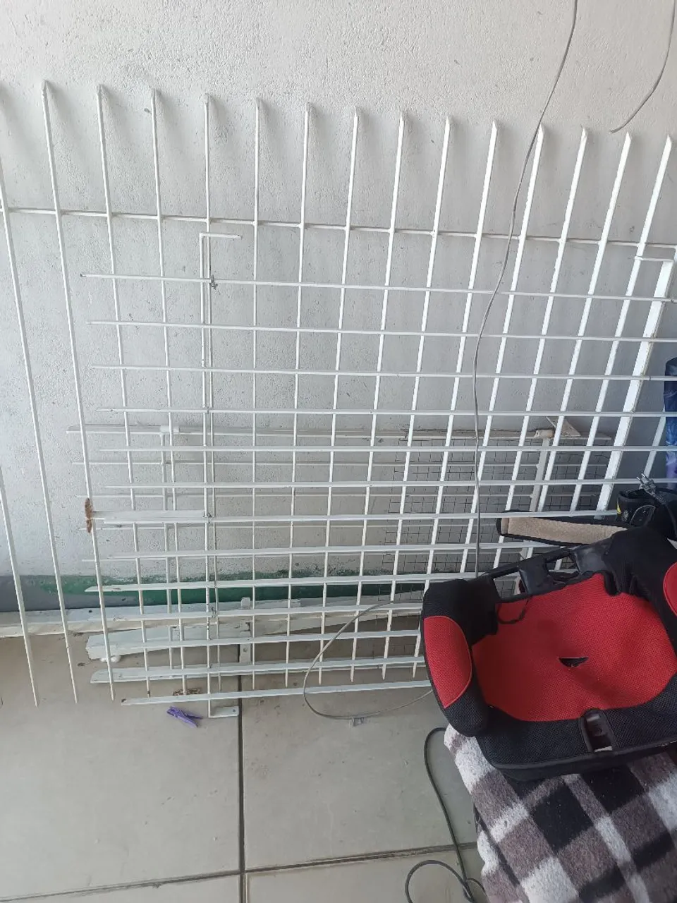 Grade de proteção em aço para canil