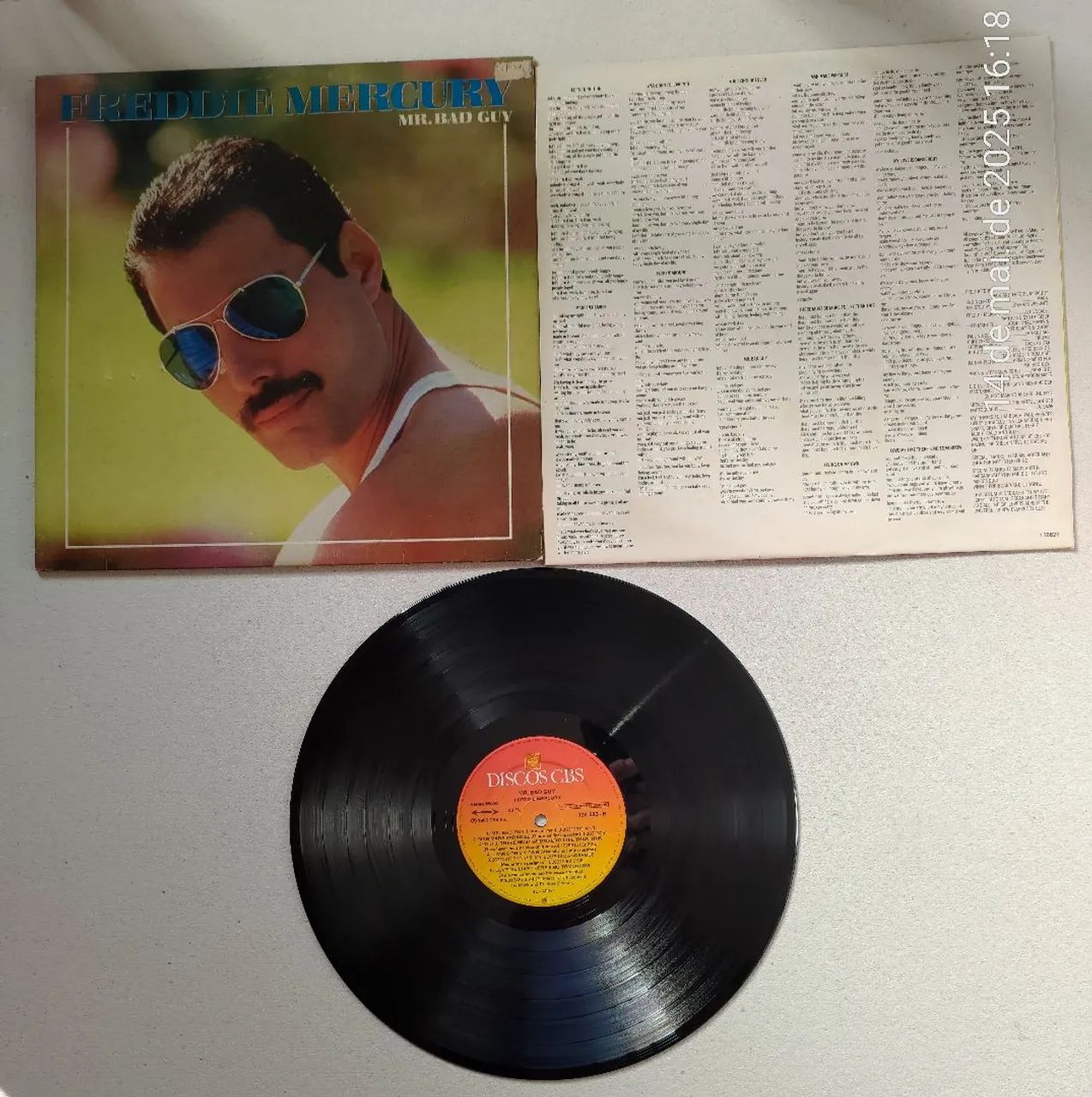 LP Freddie Mercury - Bad Guy em ótimo estado de conservação. - Foto 2