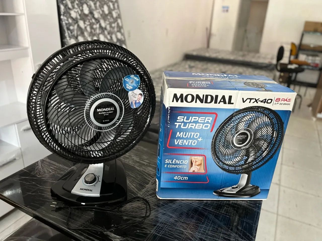Ventilador de Mesa Mondial 40cm novo - Foto 3