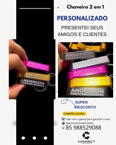 Chaveiro para brinde personalizado