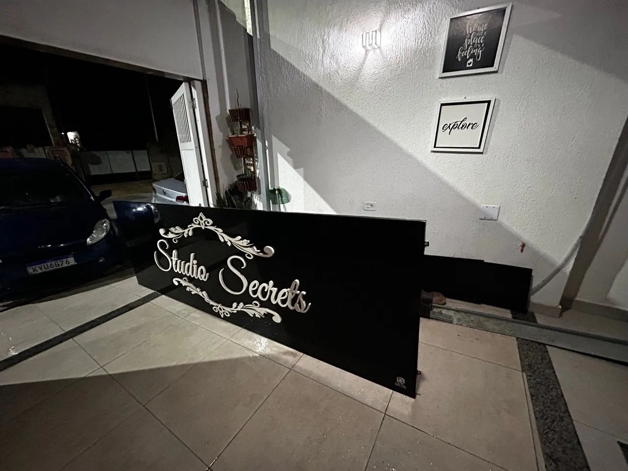 Placa em ACM Studio Secrets - Perfeito para seu negócio! - Foto 2