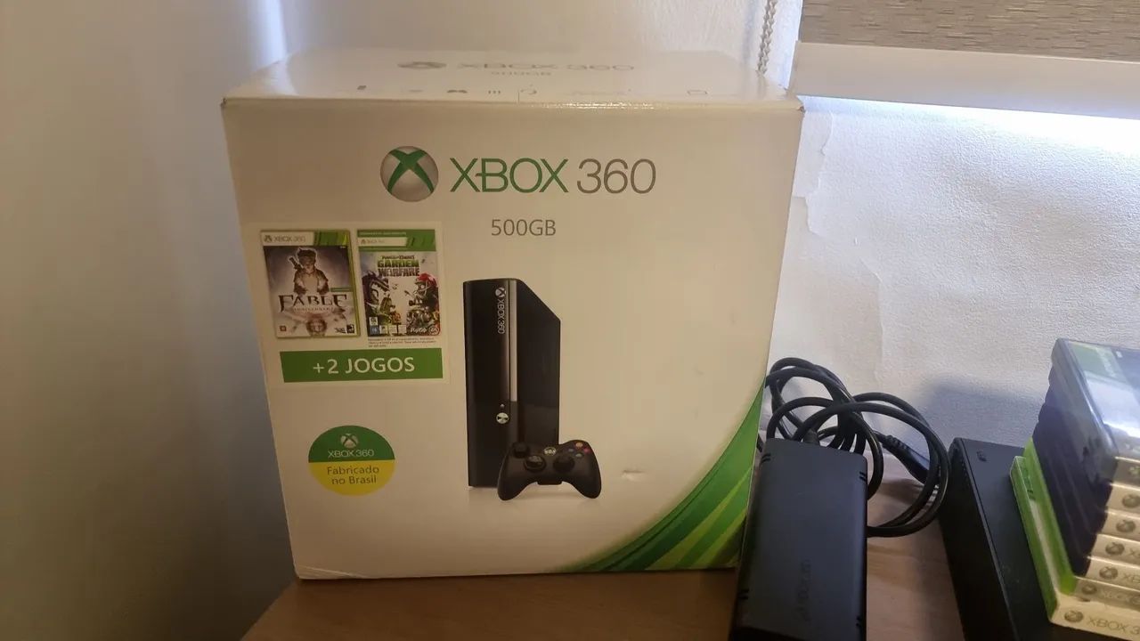 Xbox 360 500GB com jogos - Foto 2
