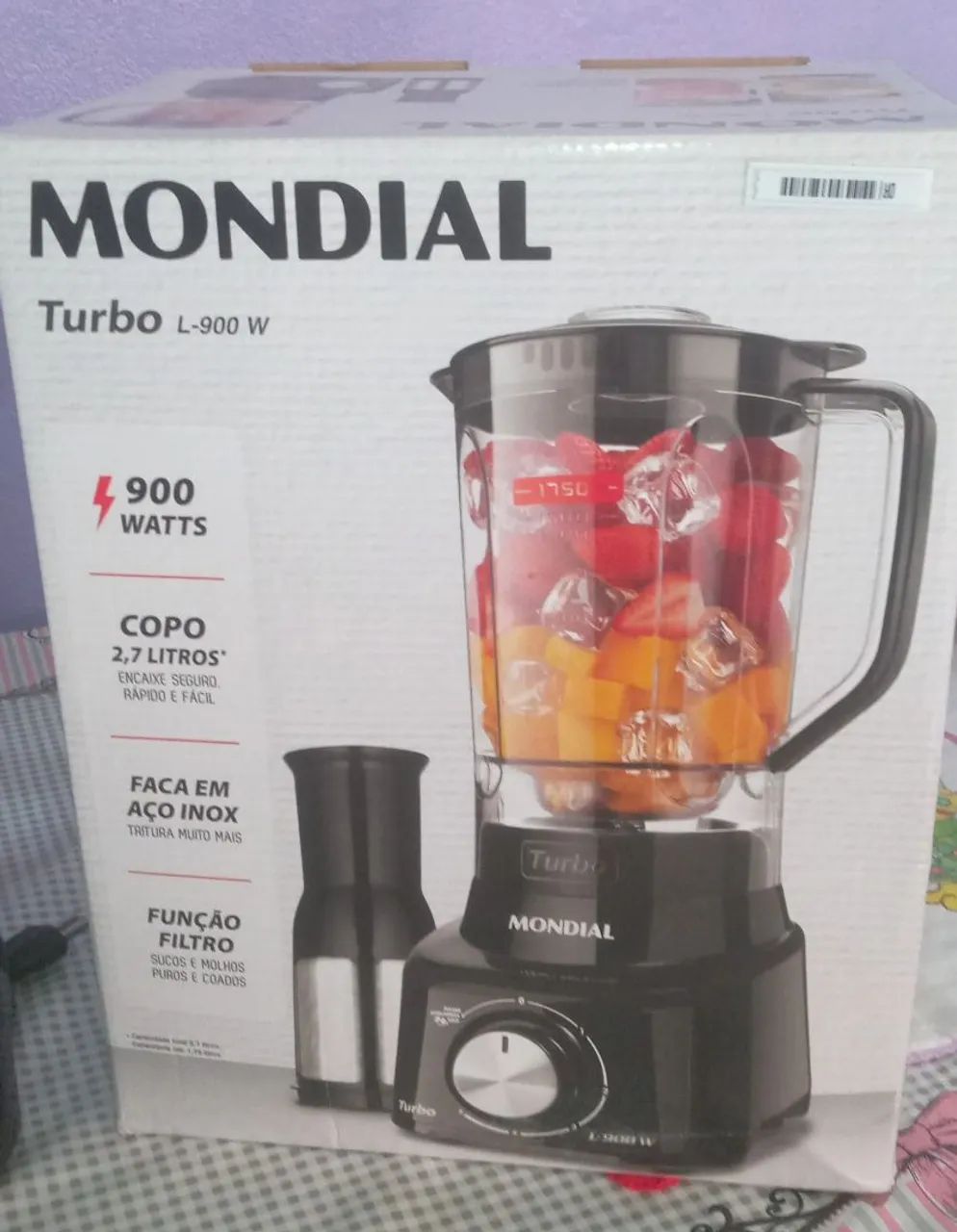 Liquidificador Mondial Turbo 2,7 Litros - Foto 2