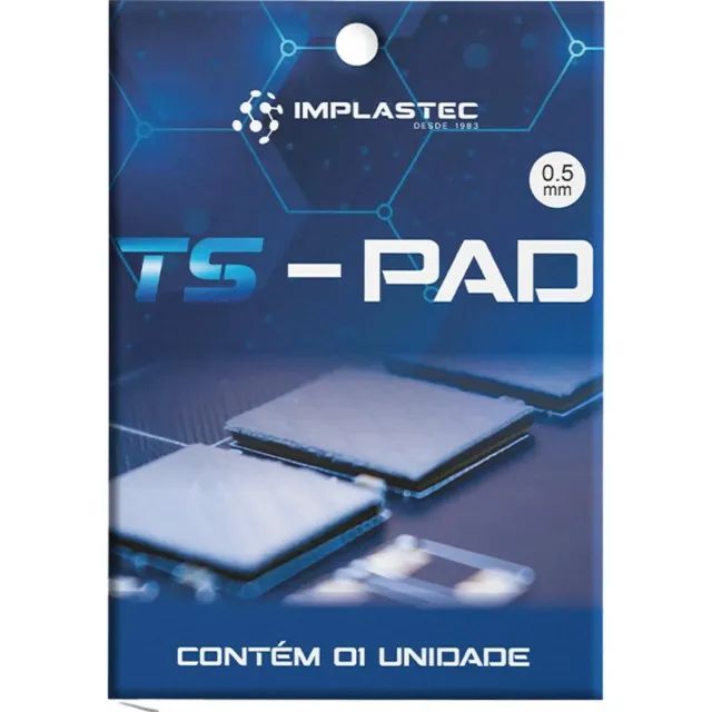 Thermal Pad 0,5mm 100x100mm 12,8w m.k Ts-pad Implastec (Entrega Grátis) - Foto 3