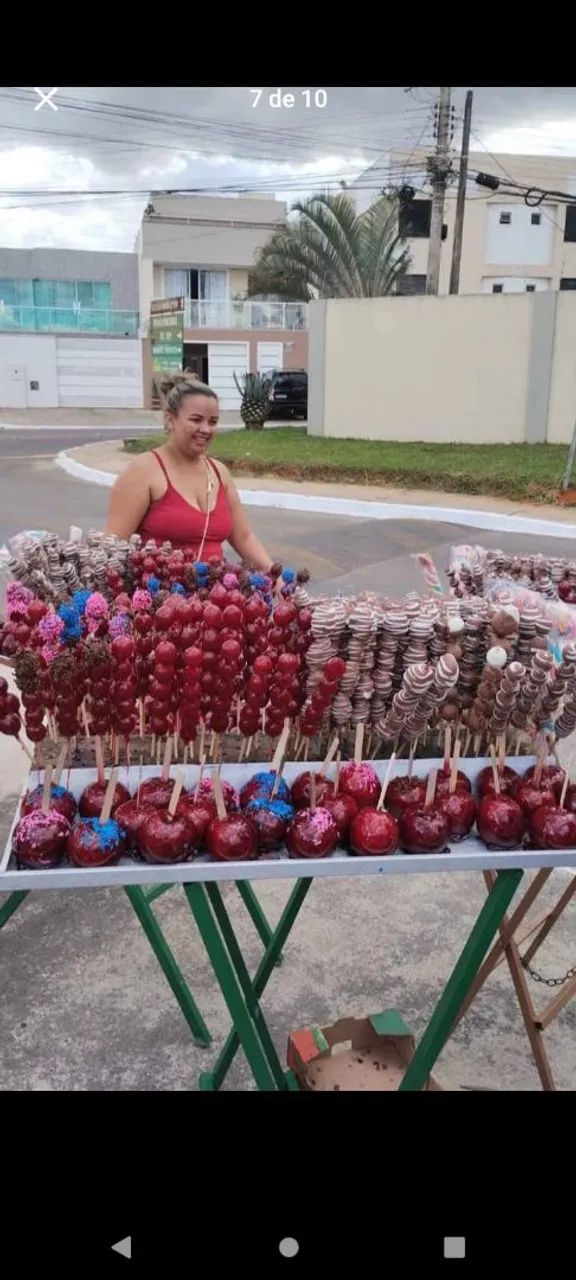 Maçãs do Amor - Doces Decorados - Foto 2