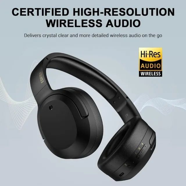 Fone Over-ear Gamer Sem Fio Edifier W820nb Plus Cancelamento Ruído - Foto 2