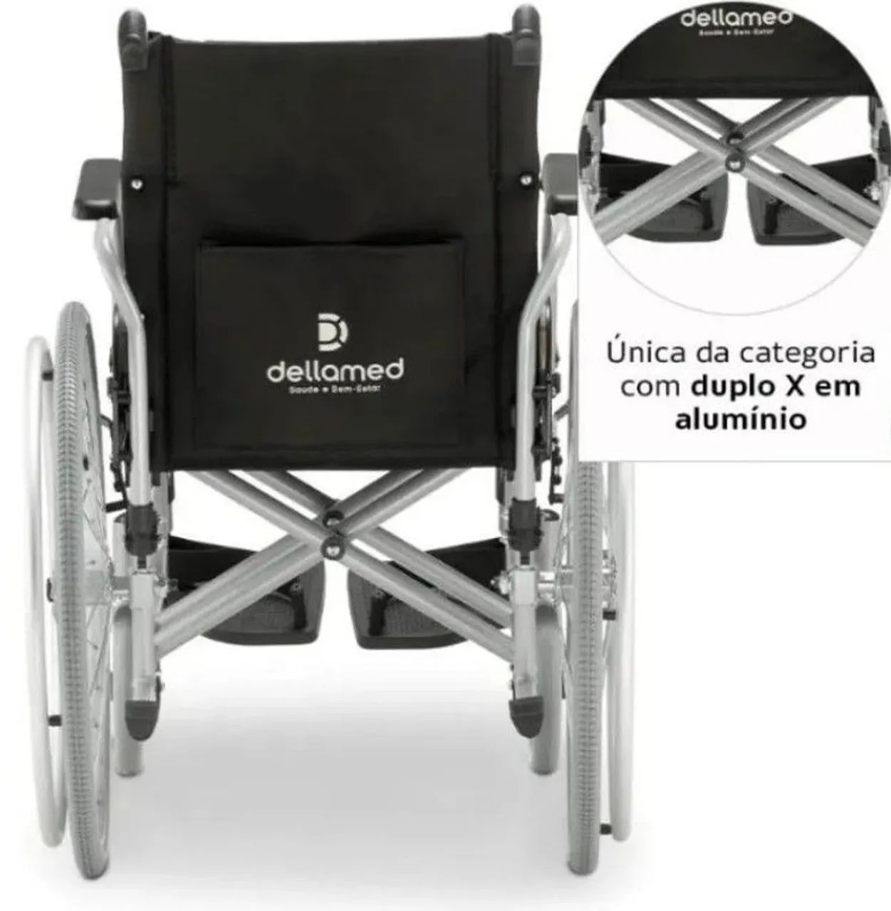Cadeira de Rodas marca Dellamed-Modelo D600 T40 - Foto 6
