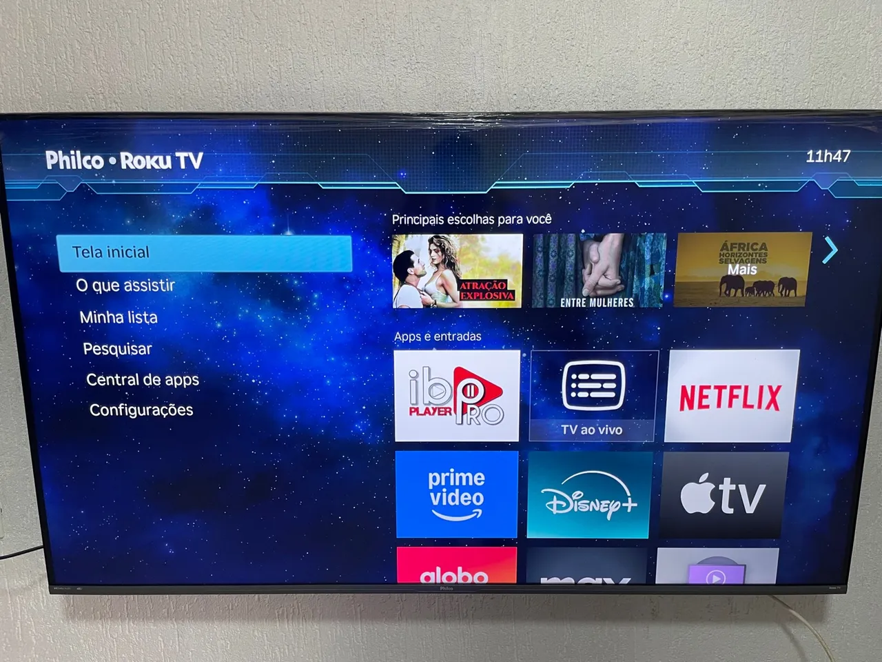 Tv Philips/Roku Smart 58 polegadas