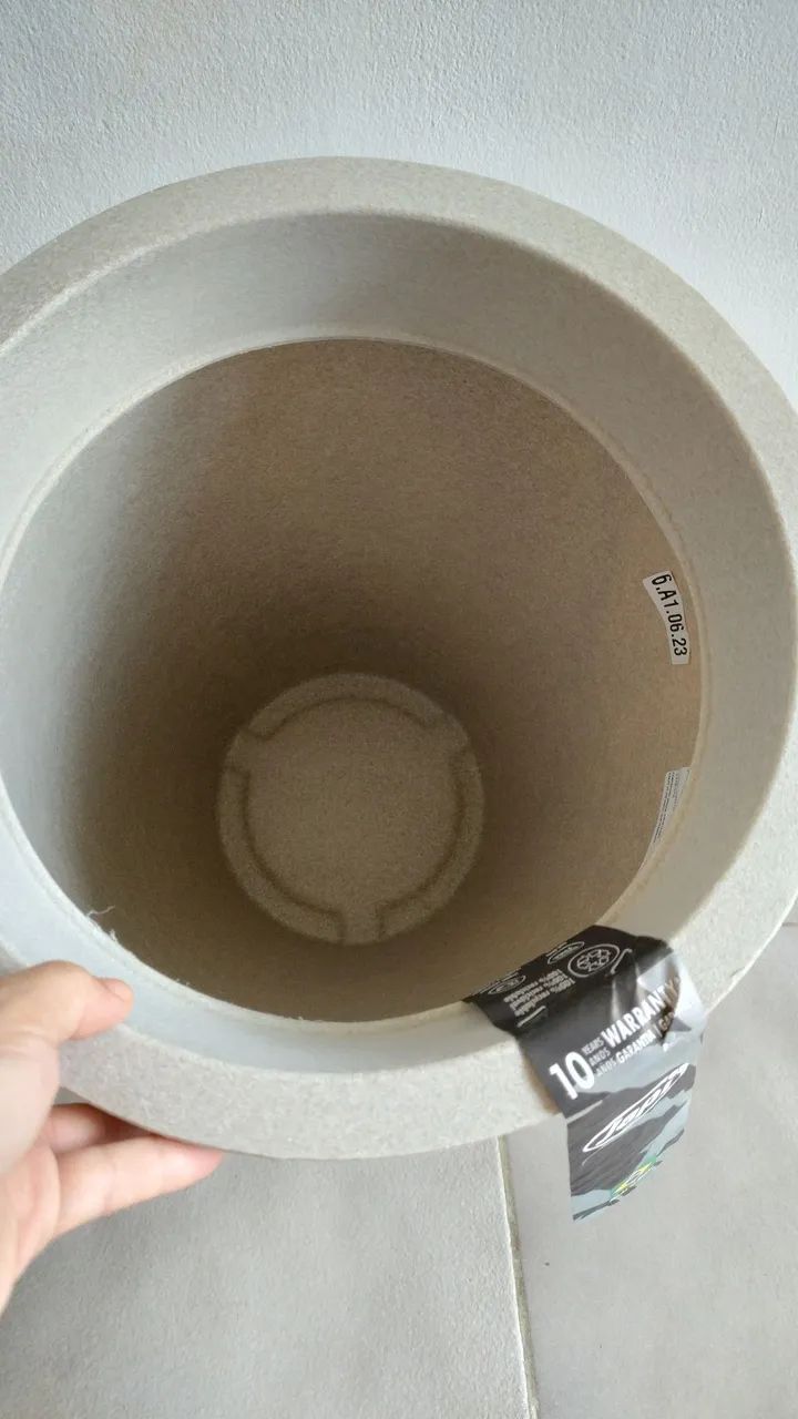 Vaso de planta de polietileno 20L (NOVO) - Foto 2