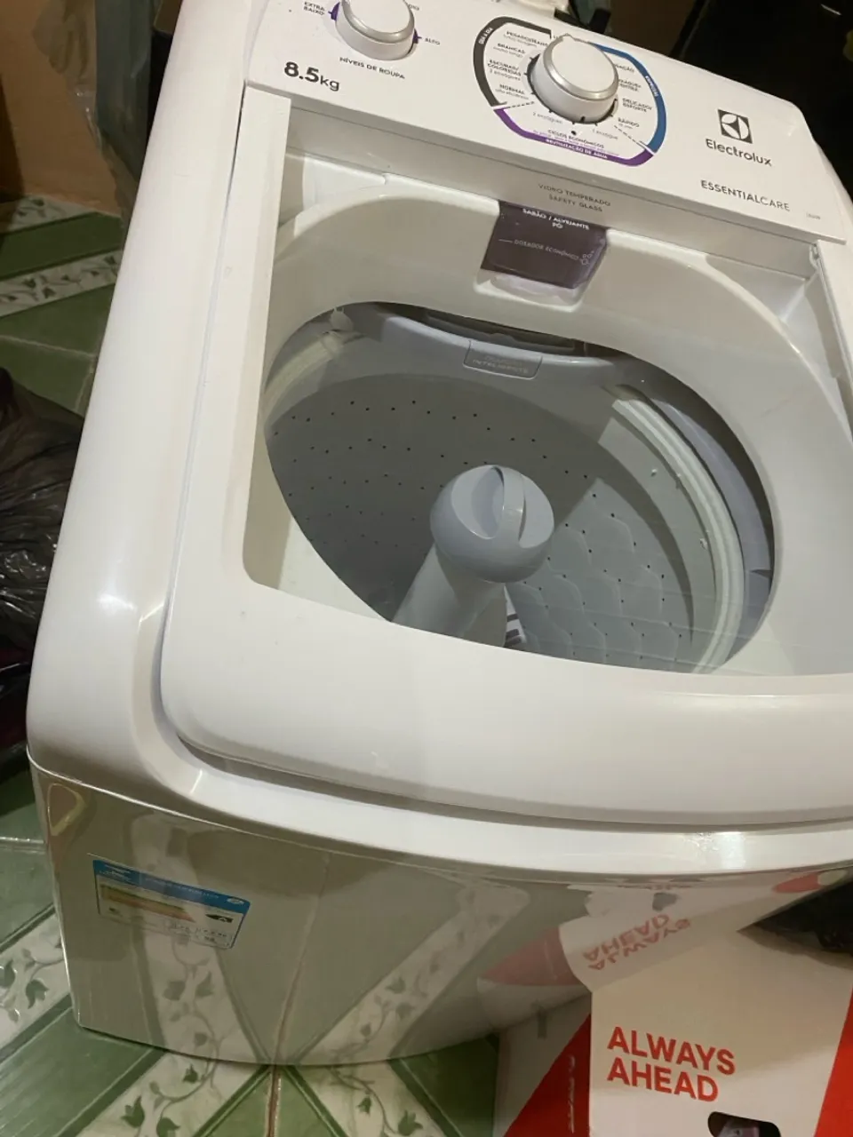 Lavadora de roupas (faz tudo) Electrolux 8,5kg Essential Care