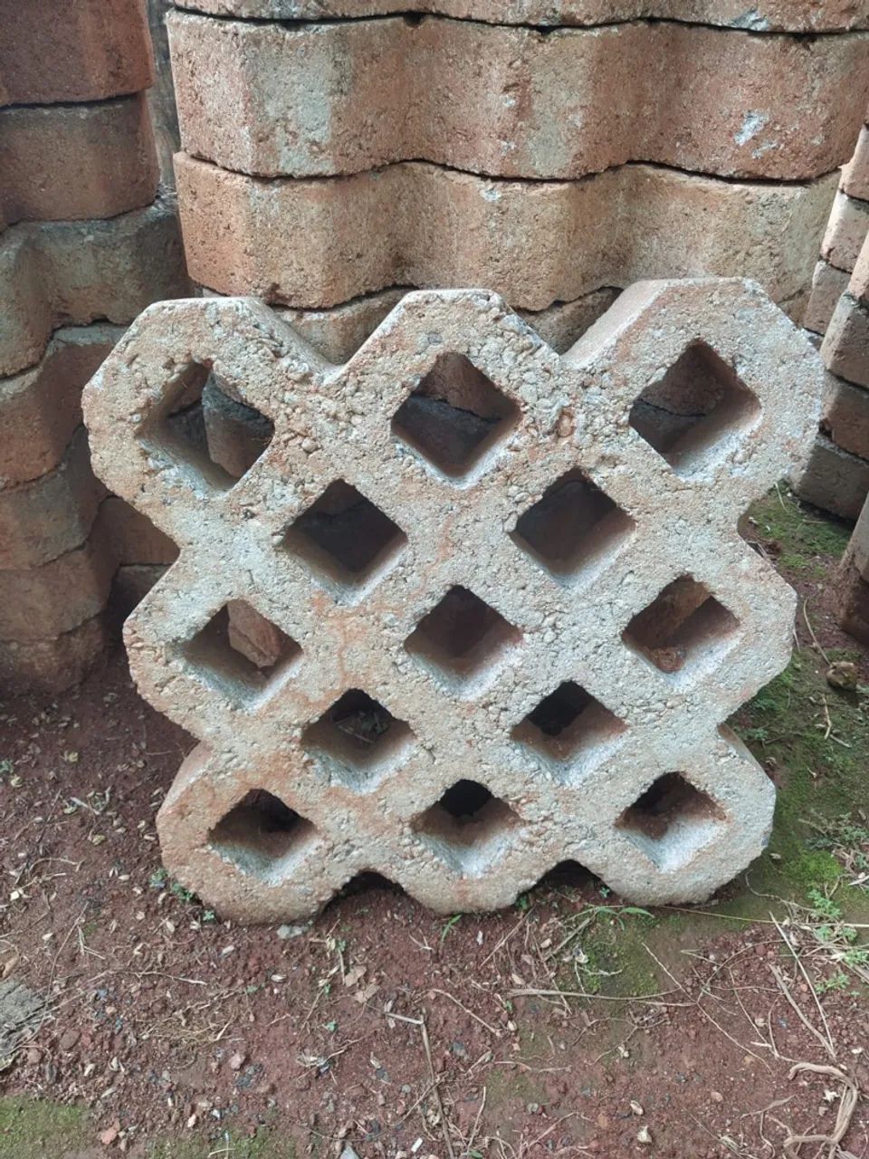 Blocos de concreto Concregrama / Paver