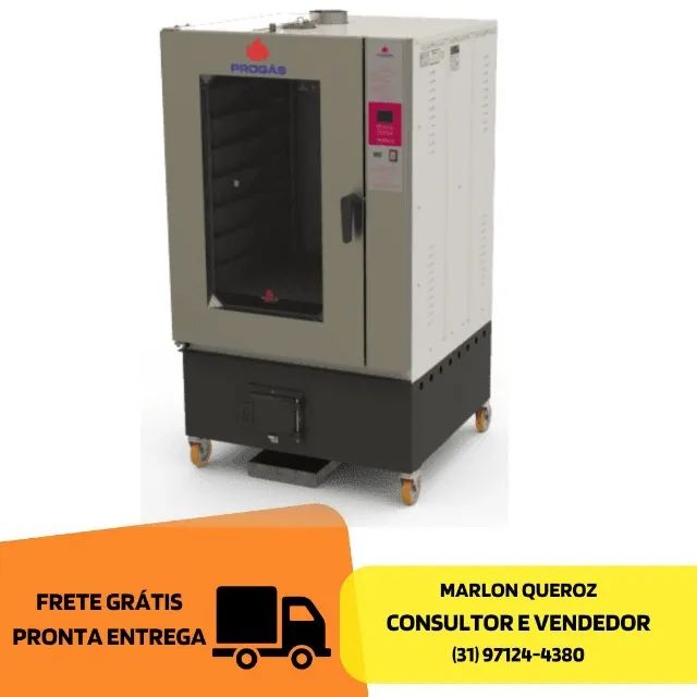 Forno Turbo a Lenha 10 Esteiras Progas Nova