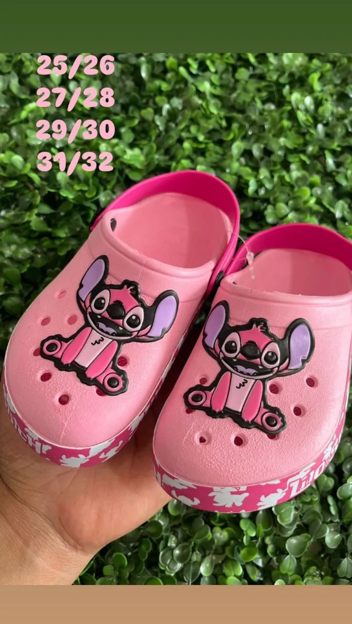 Sandálias Crocs Stitch Infantil - Diversos Tamanhos