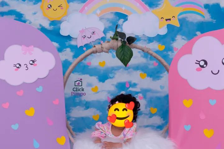 Prop Arco posicionador de metal/ ensaio fotográfico infantil/ newborn/ smash - Foto 5