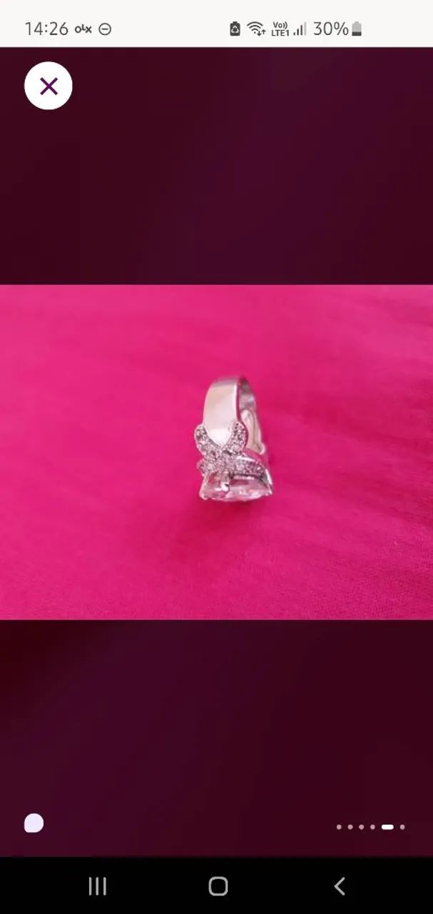 Anel strass e pedra - Foto 5