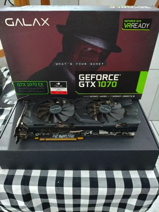 Placa de Vídeo Galax GeForce GTX 1070 8GB