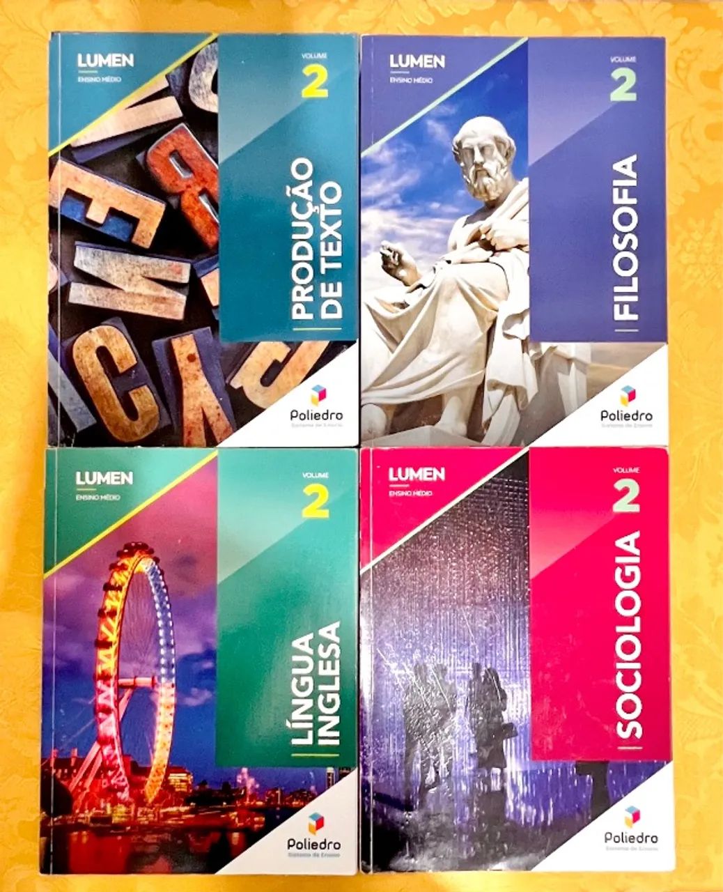 LIVROS POLIEDRO 2° ANO ENS MÉDIO - COLÉGIO APLICAÇÃO 