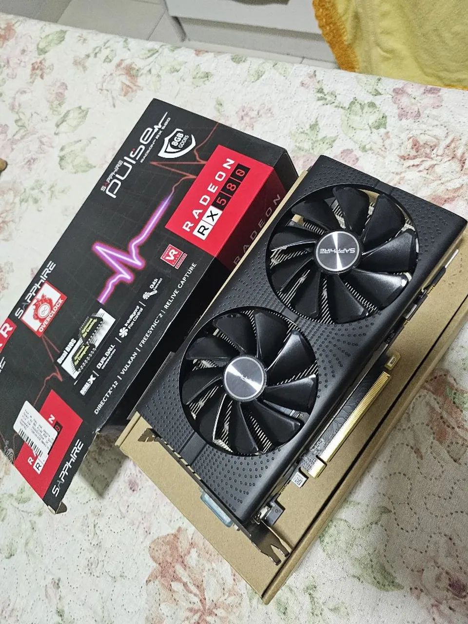 Placa de Vídeo Sapphire Radeon RX 580 Pulse 8GB GDDR5 (Castanhal) - Foto 3