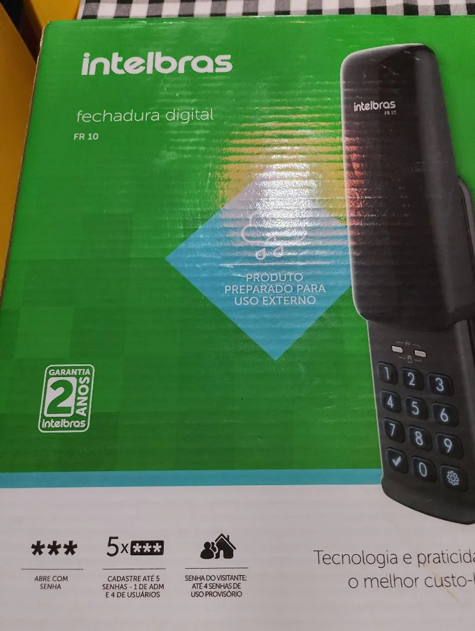Fechadura Digital Intelbras FR 10 - Segurança e Praticidade