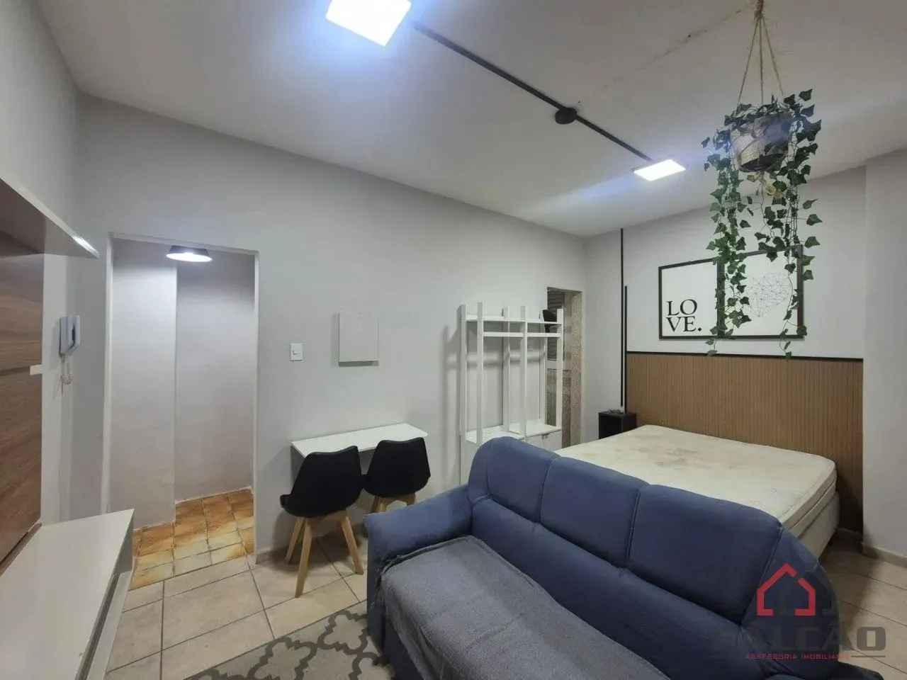 Kitnet mobiliada para Locação no bairro do Embaré - Santos