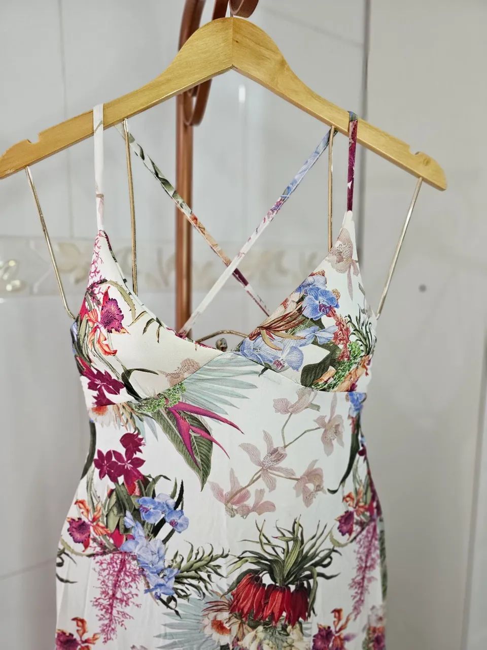 Vestido Longo Floral Marcia Mello - Foto 2
