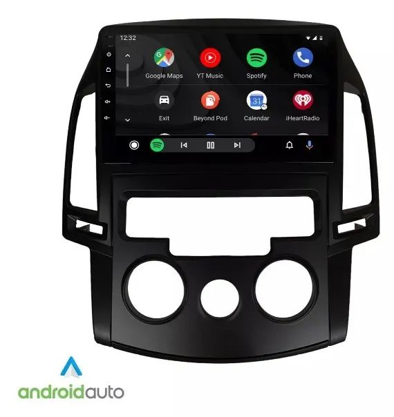 Central Multimídia Android 9 Pol. Carplay e Android Auto I30 Ar Analógico 2008 a 2012 - Foto 5