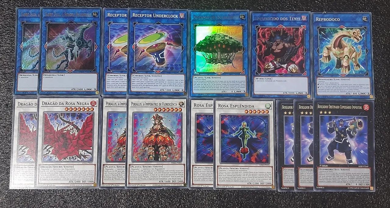 Deck rosas cartas originais de yu-gi-oh - Foto 4