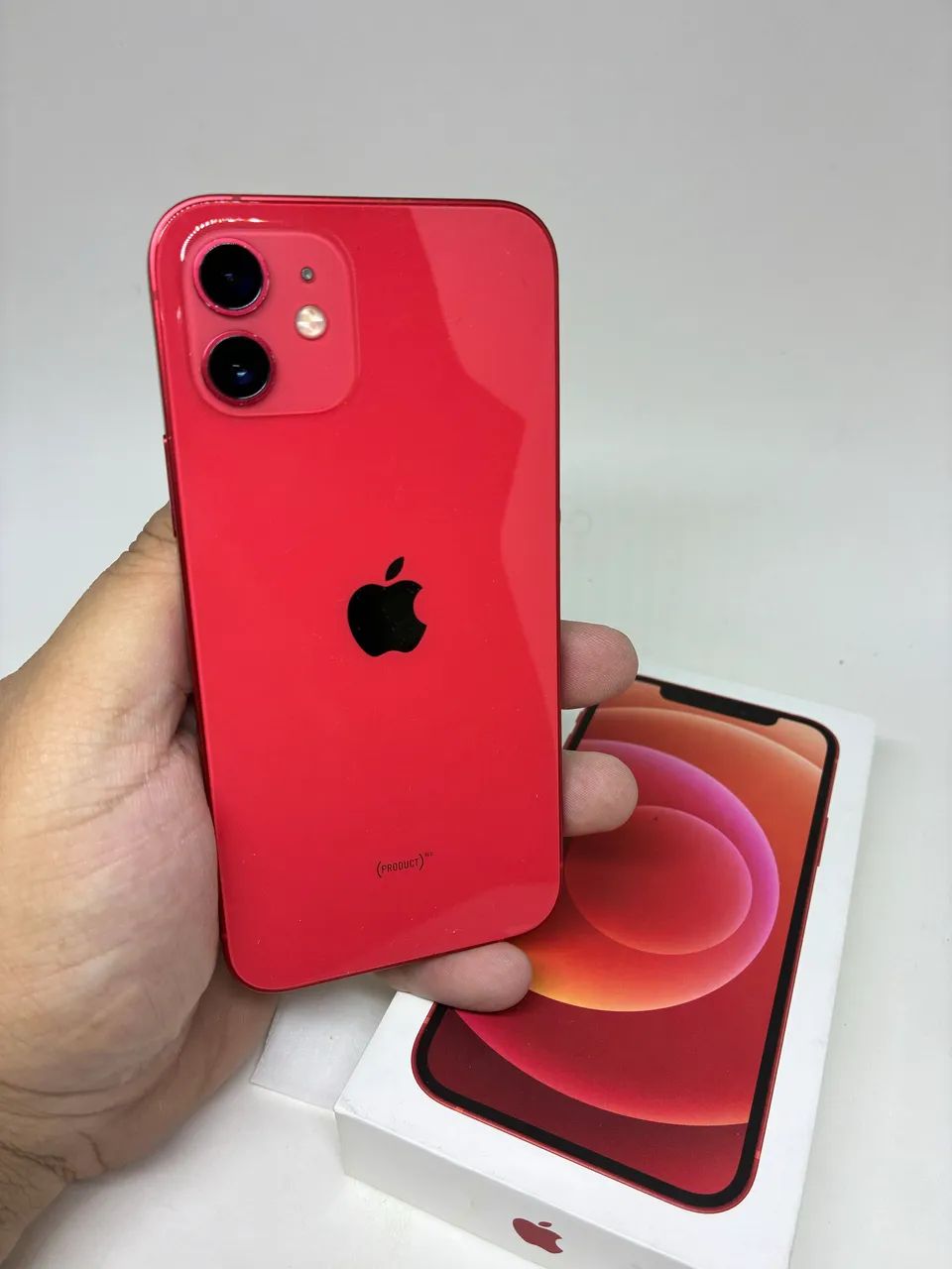 iPhone 12 64Gb Vermelho - Excelente Estado - Celulares e