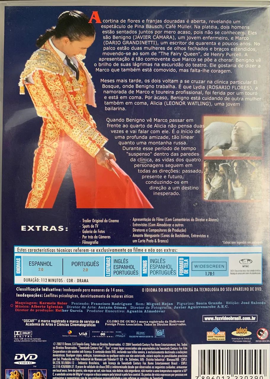 COLEÇÃO 4 DVDs ALMODÓVAR  - Foto 4