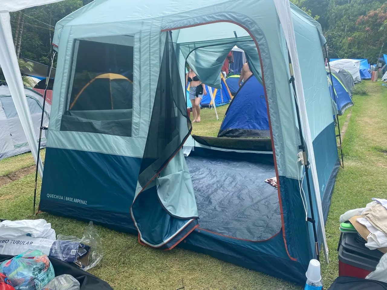 Barraca de camping quéchua 