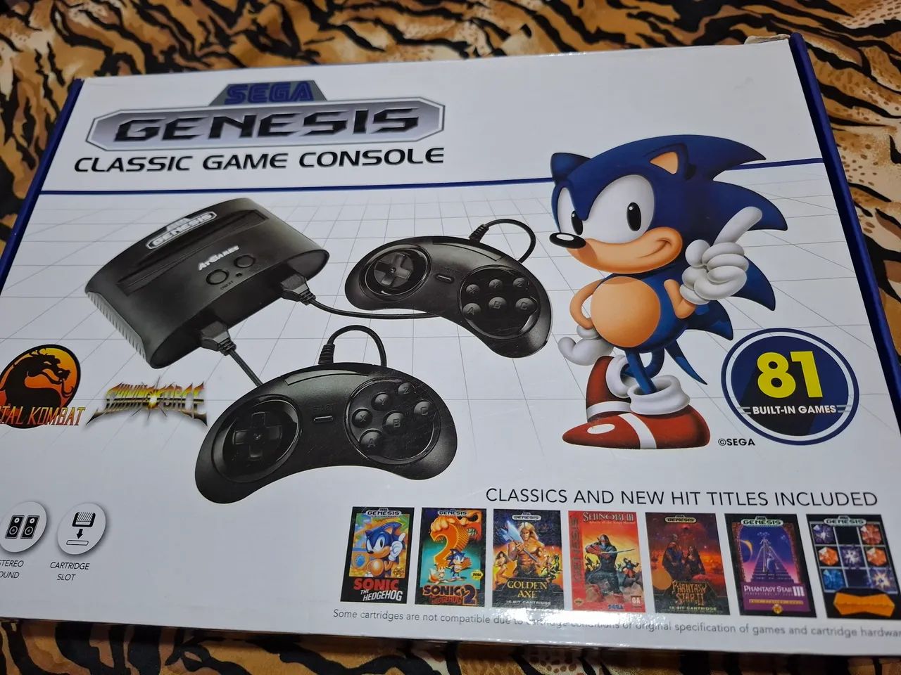 Sega Genesis com 81 jogos na memória