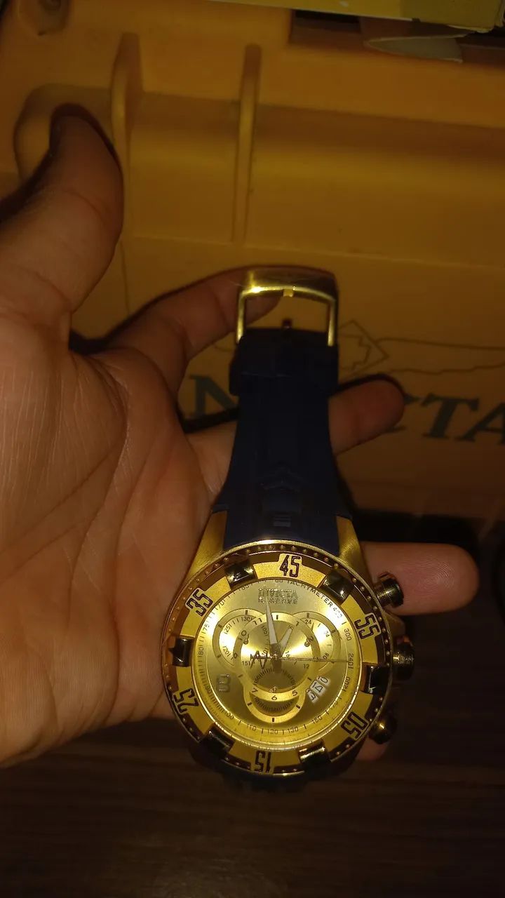 Relógio Invicta Reserve - Dourado - Top suíço  - Foto 2