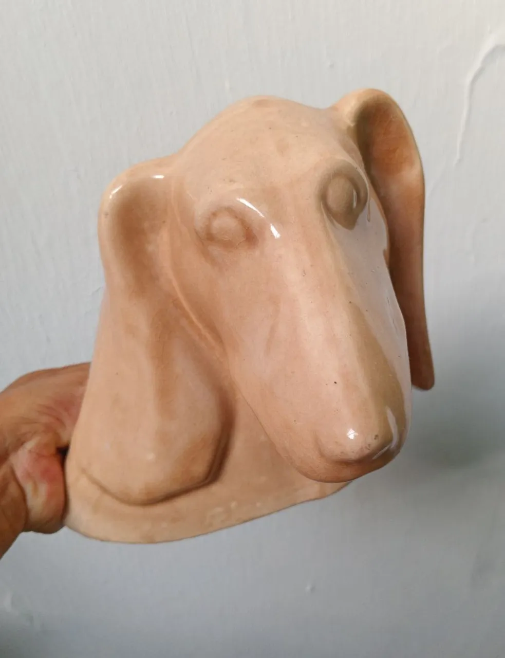 Escultura de Cachorro - Peça de Cerâmica