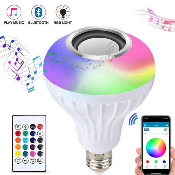 Lâmpada Som Bluetooth, Com Leds. - Foto 3