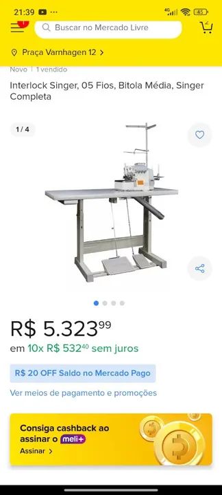 Máquina de Costura interlock Industrial direct drive - Foto 6